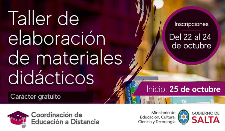 Taller de Elaboración de Materiales Didácticos Imagen Taller de Elaboración de Materiales Didácticos