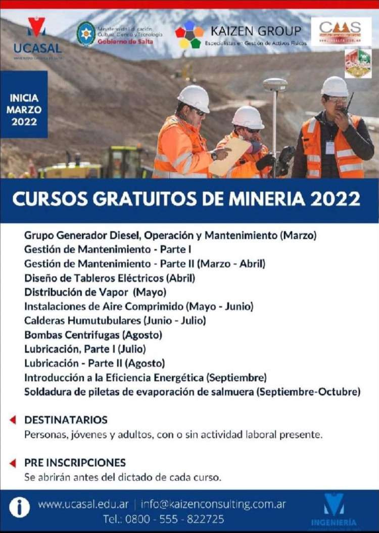 Se dictan cursos de formación laboral orientados al sector minero Se dictan cursos de formación laboral orientados al sector minero