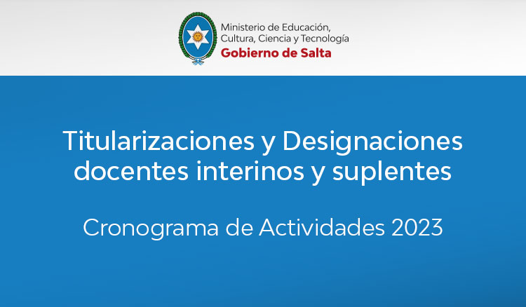 Titularizaciones y Designaciones docentes interinos y suplentes Imagen Titularizaciones y Designaciones docentes interinos y suplentes