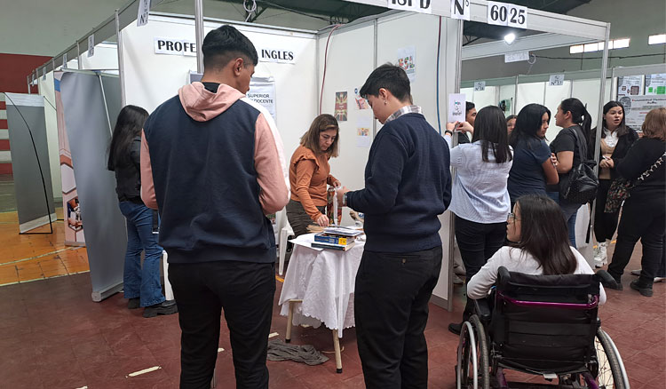 En Rosario de la Frontera la Expofuturo convocó a jóvenes de distintas unidades educativas Fotografía En Rosario de la Frontera la Expofuturo convocó a jóvenes de distintas unidades educativas