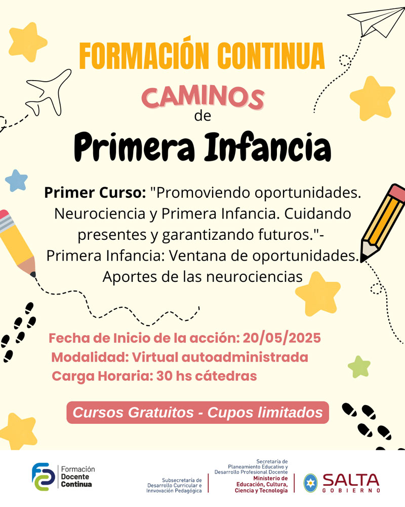 Imagen: Se impulsa la Formación Continua “Caminos de Primera Infancia”