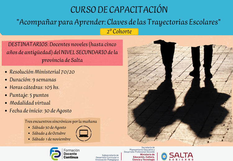 Curso de capacitación Acompañar para Aprender Imagen: Curso de capacitación Acompañar para Aprender