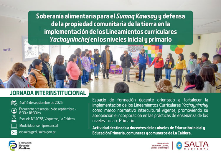 Yachayninchej Lineamientos curriculares del pueblo kolla Imagen: Yachayninchej Lineamientos curriculares del pueblo kolla