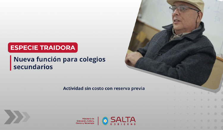 Nueva Función de 'Especie Traidora' Fotografía: Nueva Función de 'Especie Traidora'