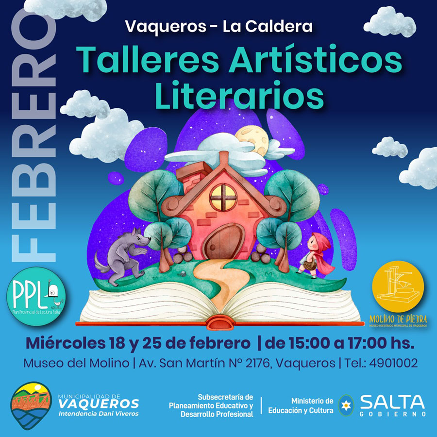 Imagen: Talleres artísticos literarios en Vaqueros