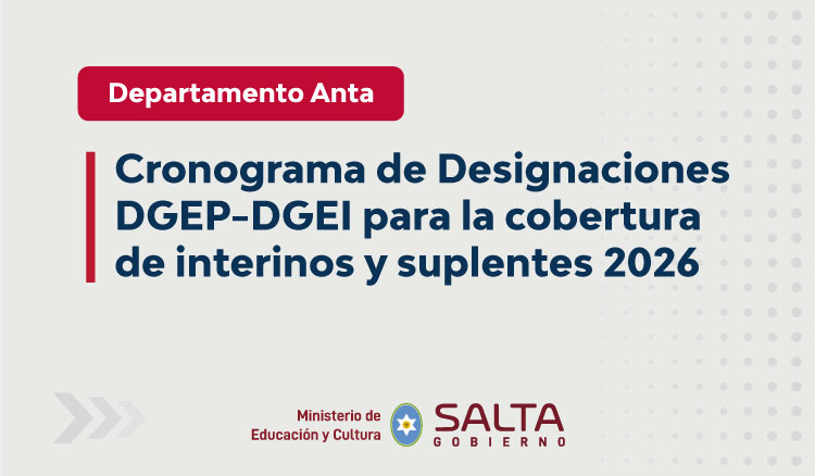 Imagen: Cronograma de Designaciones DGEP-DGEI