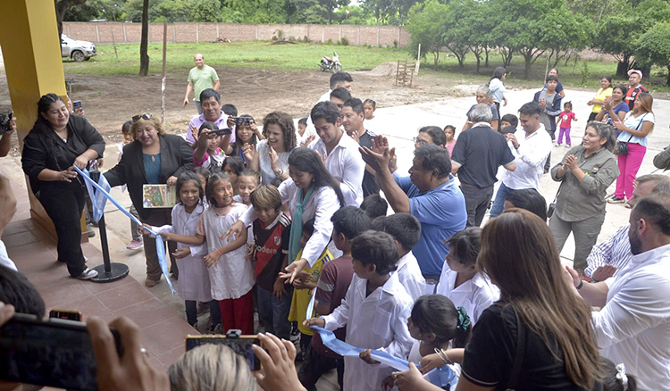 Fotografía: Se inauguró la ampliación de la Escuela Lapacho I en Tartagal