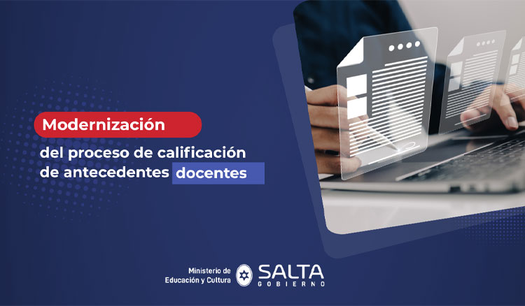 Imagen: El Ministerio de Educación moderniza el proceso de calificación de antecedentes docentes