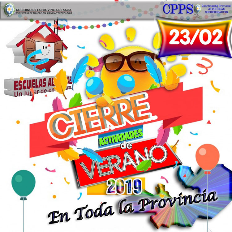 Cierre de las actividades de verano de las Escuelas Abiertas Cierre de las actividades de verano de las Escuelas Abiertas