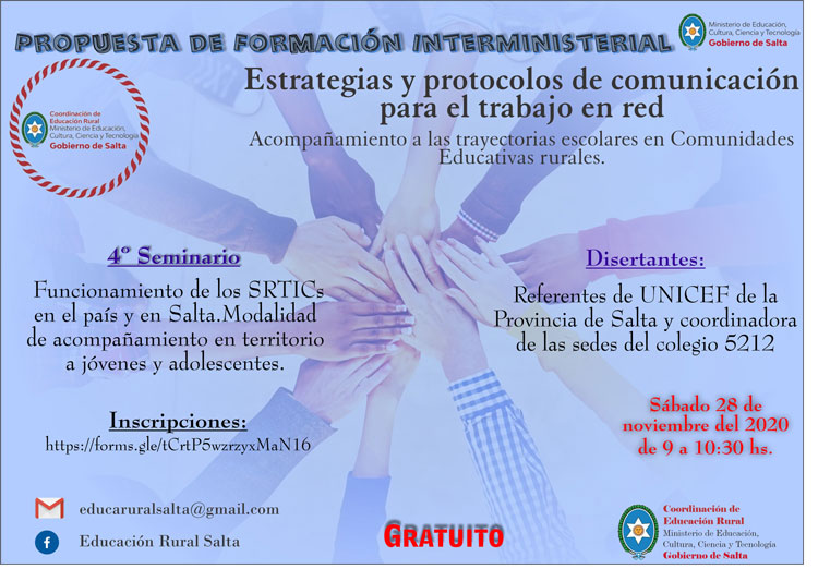 Propuesta de Formación Interministerial: Estrategias y Protocolos de Comunicación para un Trabajo en Red Propuesta de Formación Interministerial: Estrategias y Protocolos de Comunicación para un Trabajo en Red
