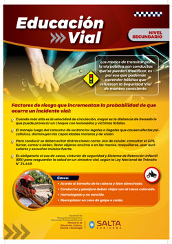 Campaña de sensibilización para la seguridad vial